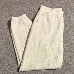 Women’s Small Auden Sherpa Cream Joggers